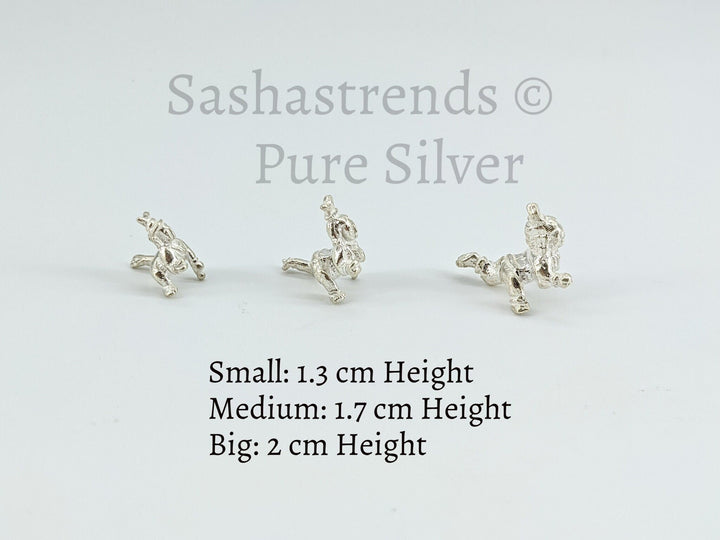 Mini Balakrishna with butter- Silver gift items- Silver Pooja Items for Home, Return Gift for Navarathri, Wedding and Housewarming