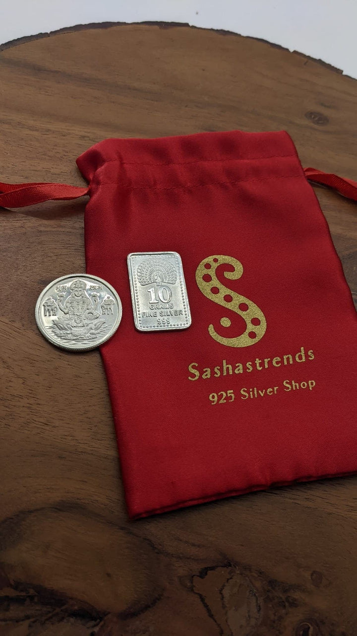 999 silver coin 10-gram coin - pure silver gift items- pure silver items for home, return gift for navarathri, wedding and housewarming